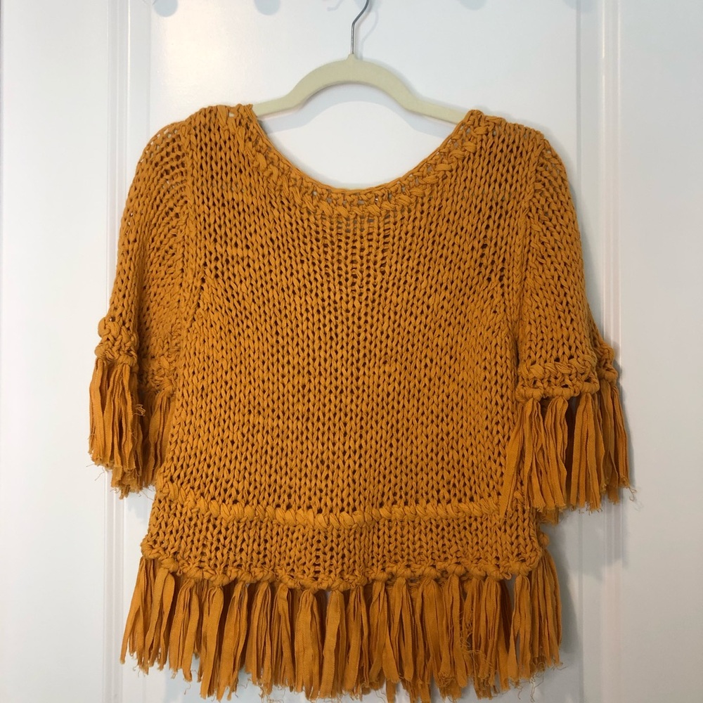 Free people fringe top